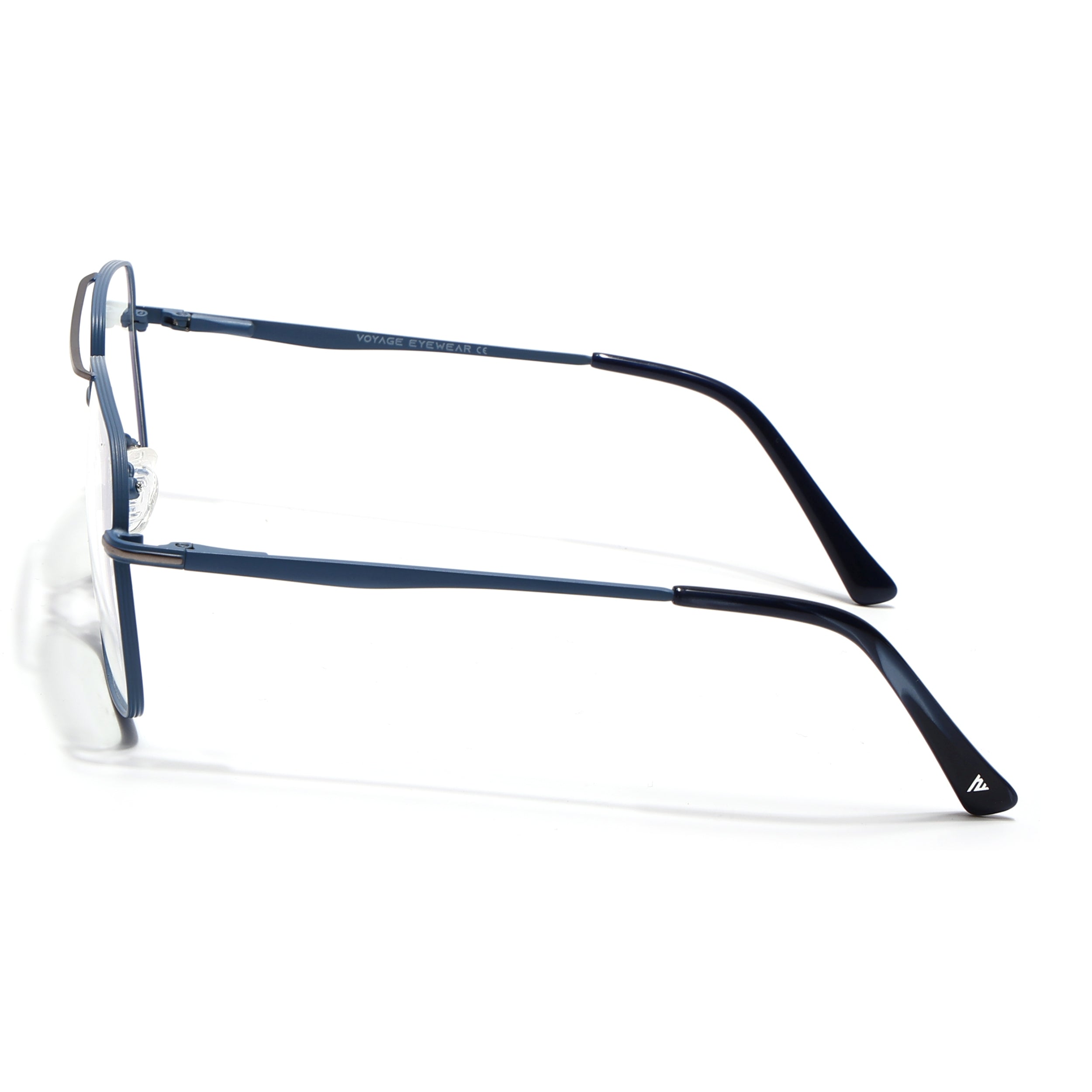 Voyage Sky Blue & Grey Wayfarer Eyeglasses for Men & Women (73013FMG7070-C6)