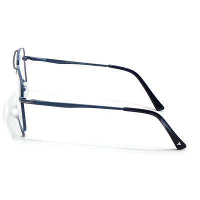 Voyage Sky Blue & Grey Wayfarer Eyeglasses for Men & Women (73013FMG7070-C6)