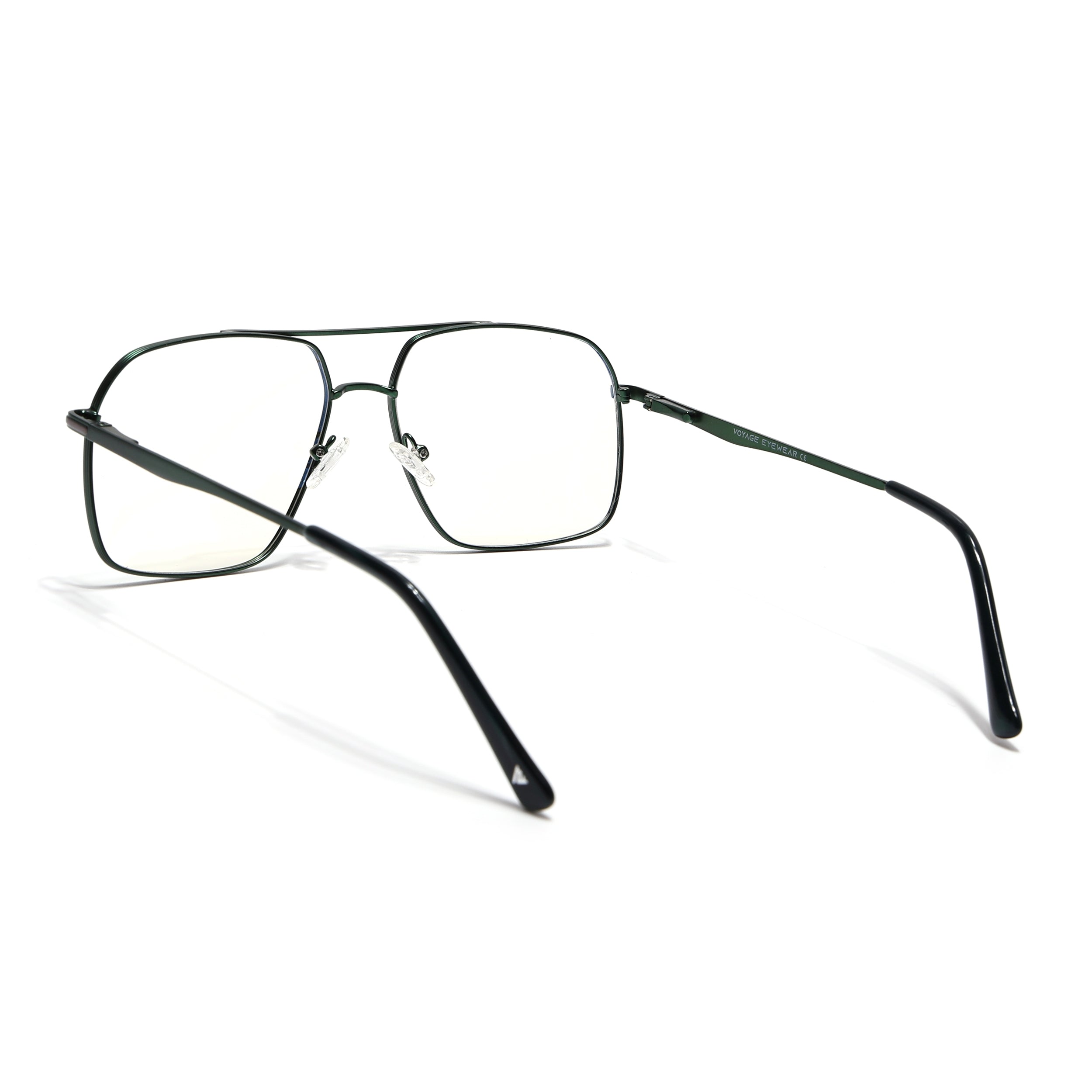 Voyage Green Wayfarer Eyeglasses for Men & Women (73013FMG7071-C7)