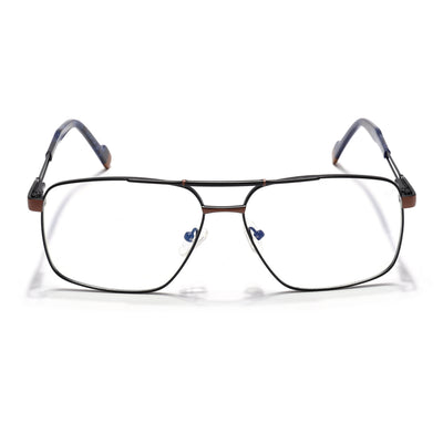 Voyage Black & Brown Wayfarer Eyeglasses for Men & Women (73014FMG7073-C2)