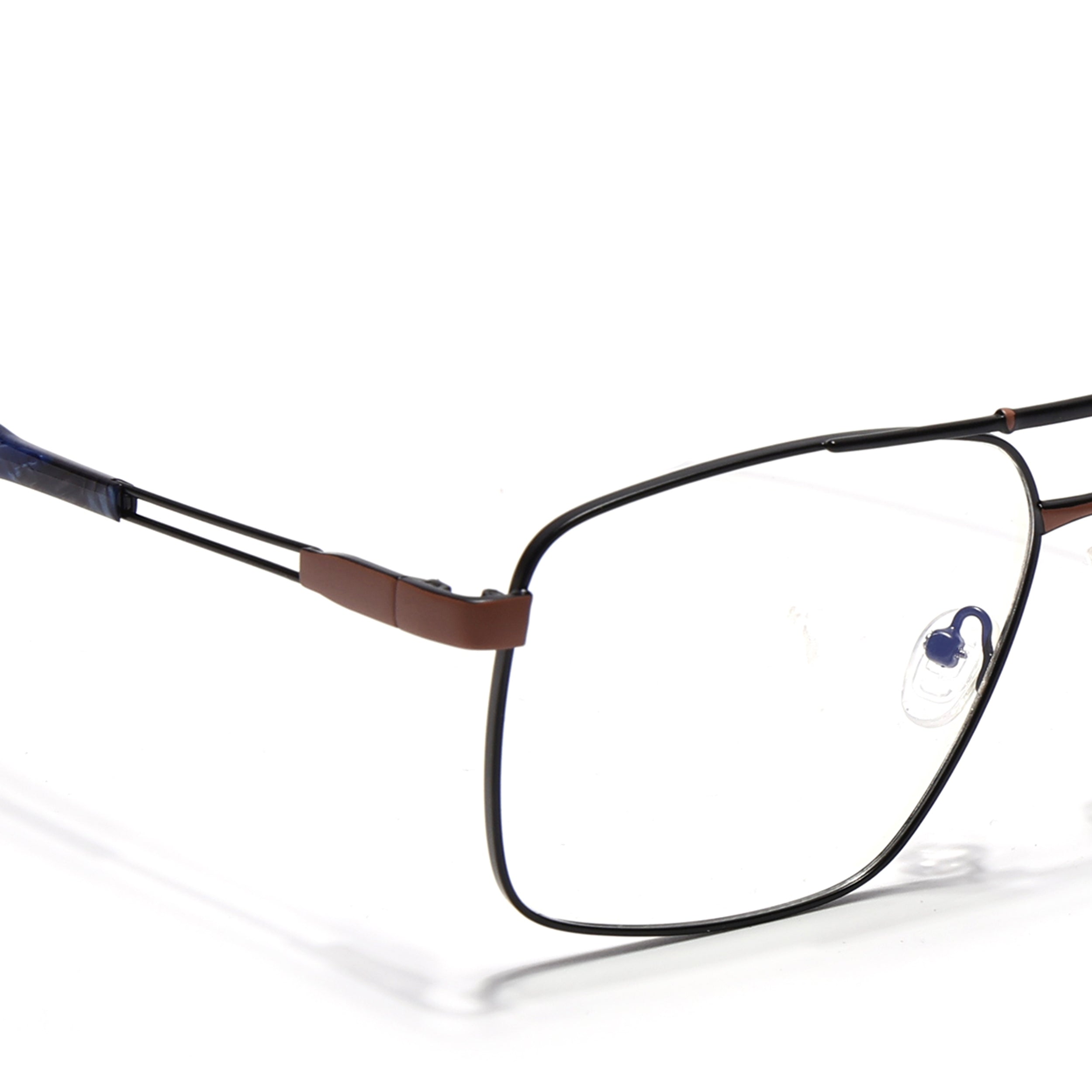 Voyage Black & Brown Wayfarer Eyeglasses for Men & Women (73014FMG7073-C2)