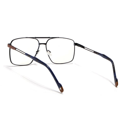 Voyage Black & Brown Wayfarer Eyeglasses for Men & Women (73014FMG7073-C2)