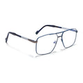 Voyage Sky Blue & Grey Wayfarer Eyeglasses for Men & Women (73014FMG7077-C6)
