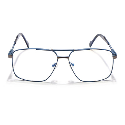 Voyage Sky Blue & Grey Wayfarer Eyeglasses for Men & Women (73014FMG7077-C6)