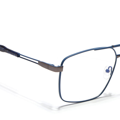 Voyage Sky Blue & Grey Wayfarer Eyeglasses for Men & Women (73014FMG7077-C6)