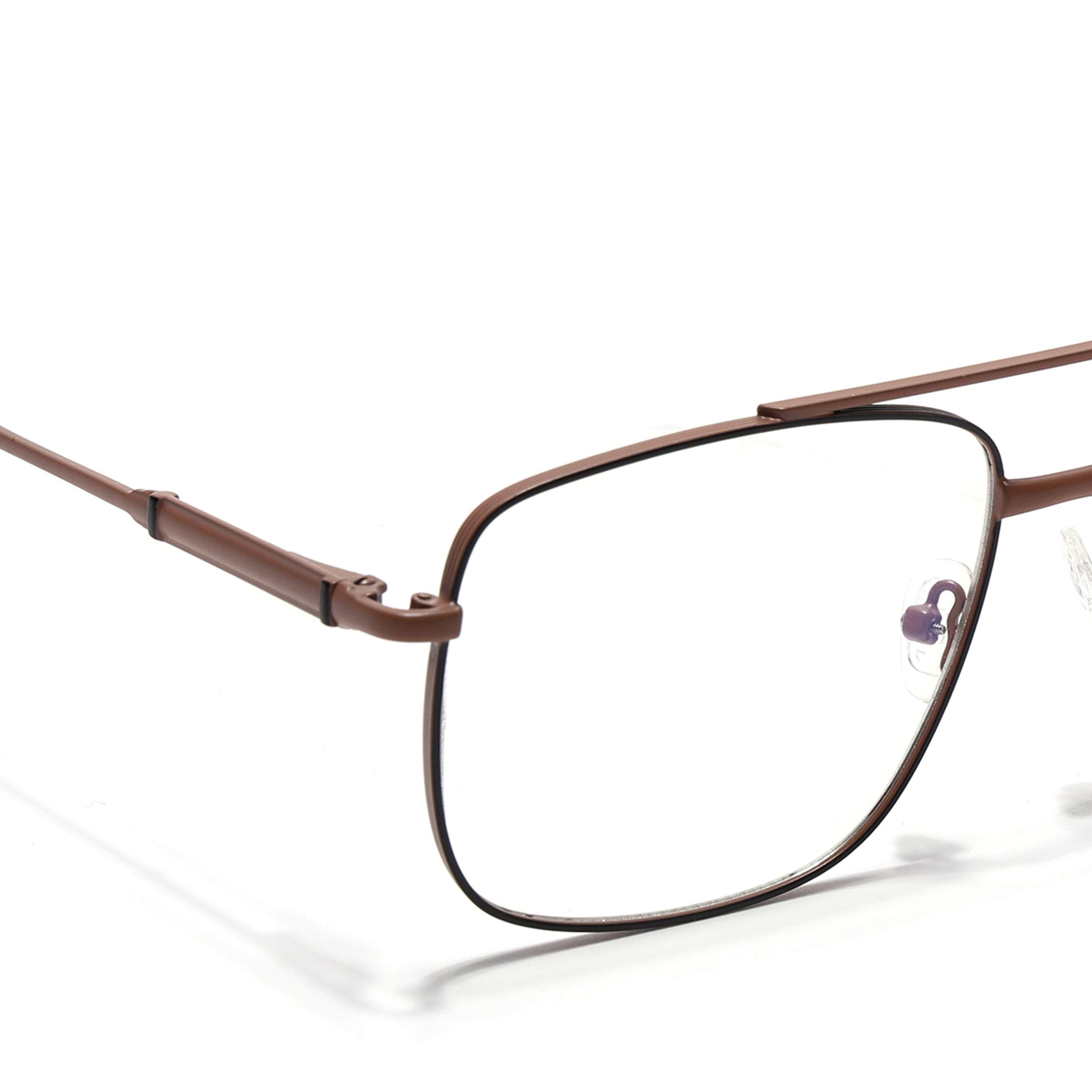 Voyage Brown & Black Wayfarer Eyeglasses for Men & Women (73015FMG7081-C3)