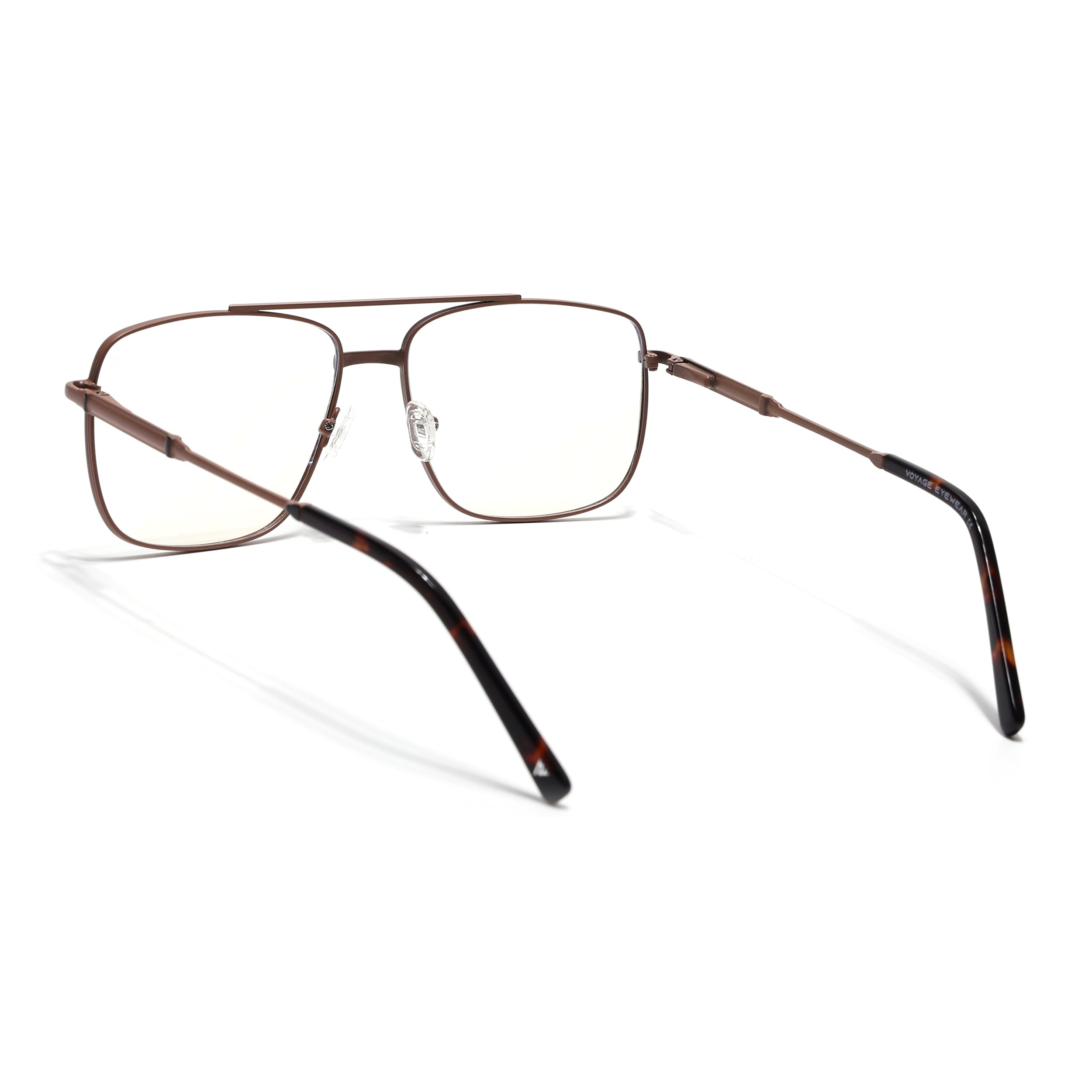 Voyage Brown & Black Wayfarer Eyeglasses for Men & Women (73015FMG7081-C3)
