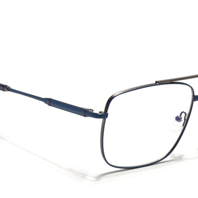 Voyage Sky Blue & Grey Wayfarer Eyeglasses for Men & Women (73015FMG7083-C5)