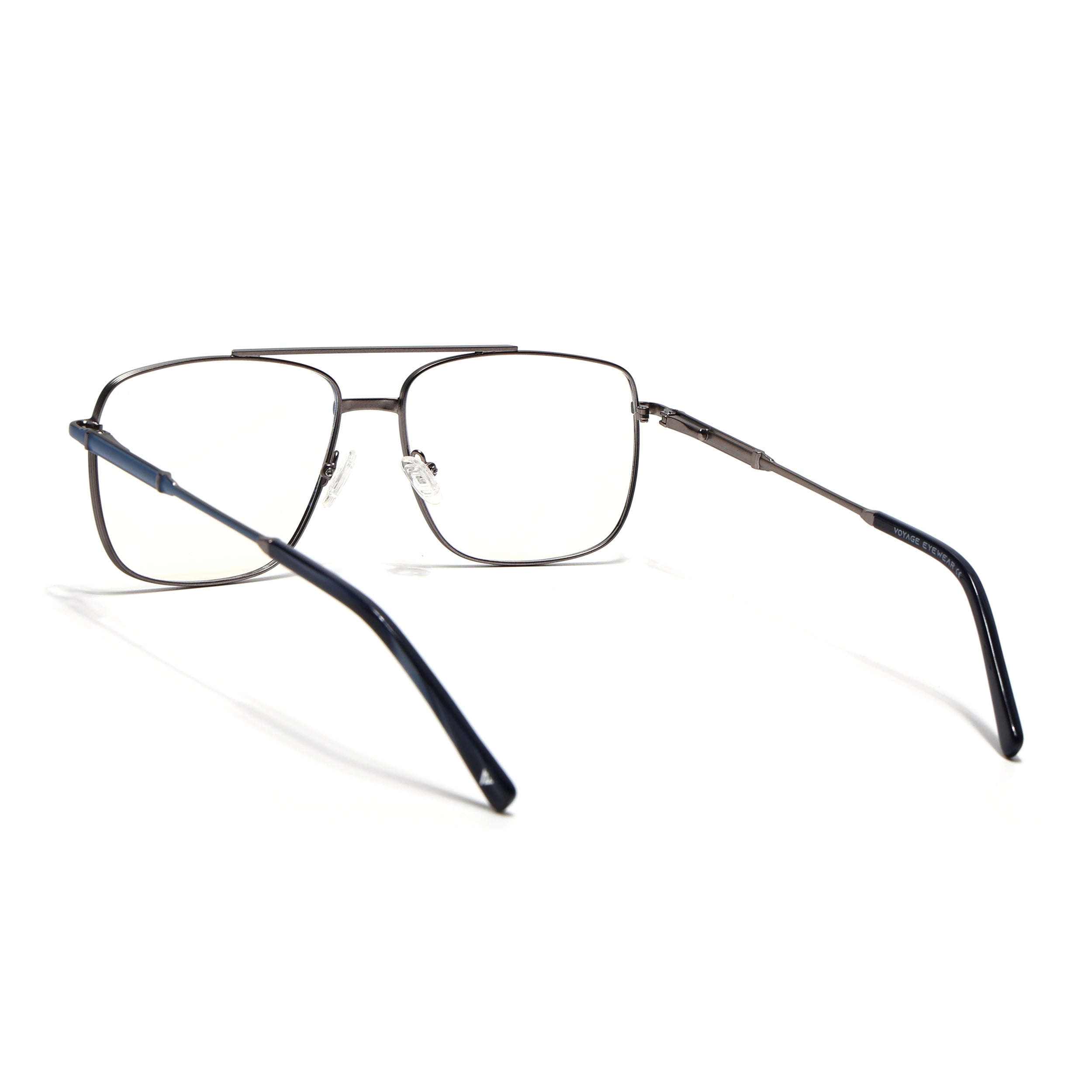 Voyage Sky Blue & Grey Wayfarer Eyeglasses for Men & Women (73015FMG7083-C5)