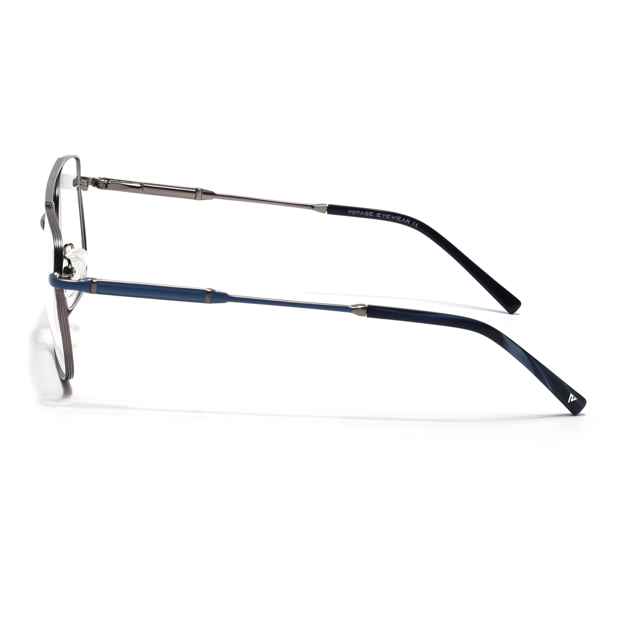 Voyage Sky Blue & Grey Wayfarer Eyeglasses for Men & Women (73015FMG7083-C5)