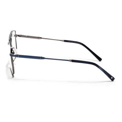 Voyage Sky Blue & Grey Wayfarer Eyeglasses for Men & Women (73015FMG7083-C5)