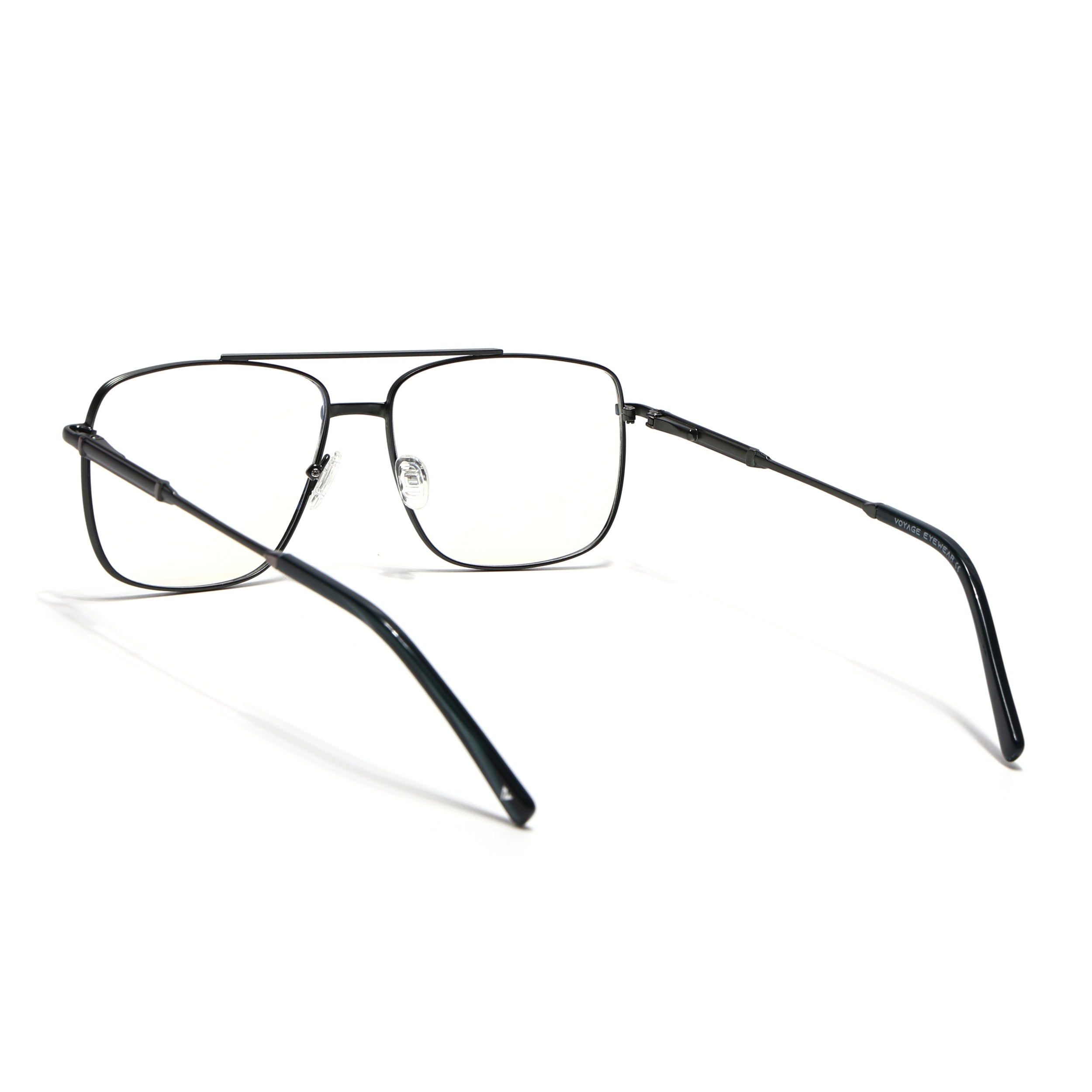 Voyage Shine Green Wayfarer Eyeglasses for Men & Women (73015FMG7084-C6)