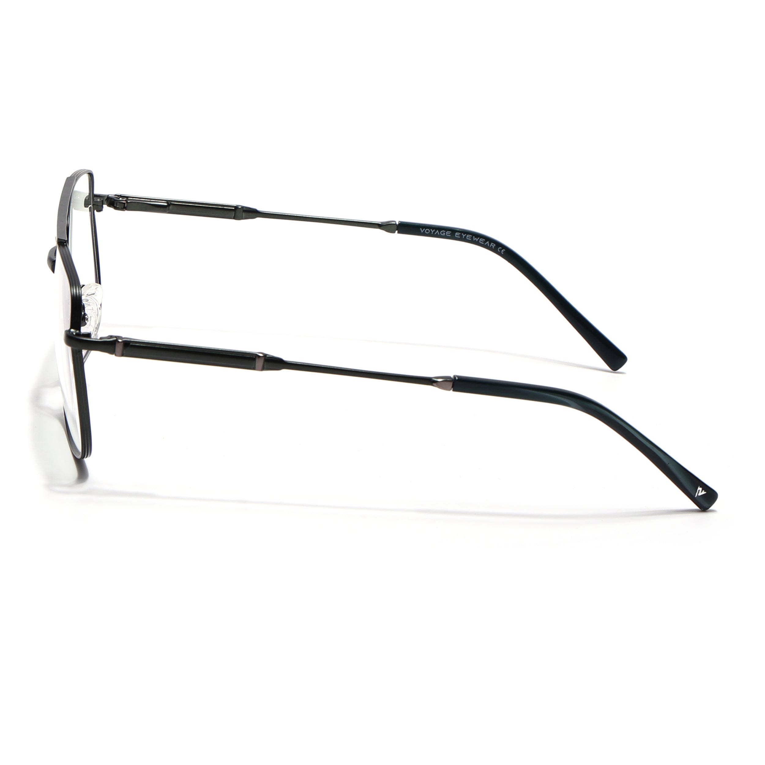 Voyage Shine Green Wayfarer Eyeglasses for Men & Women (73015FMG7084-C6)