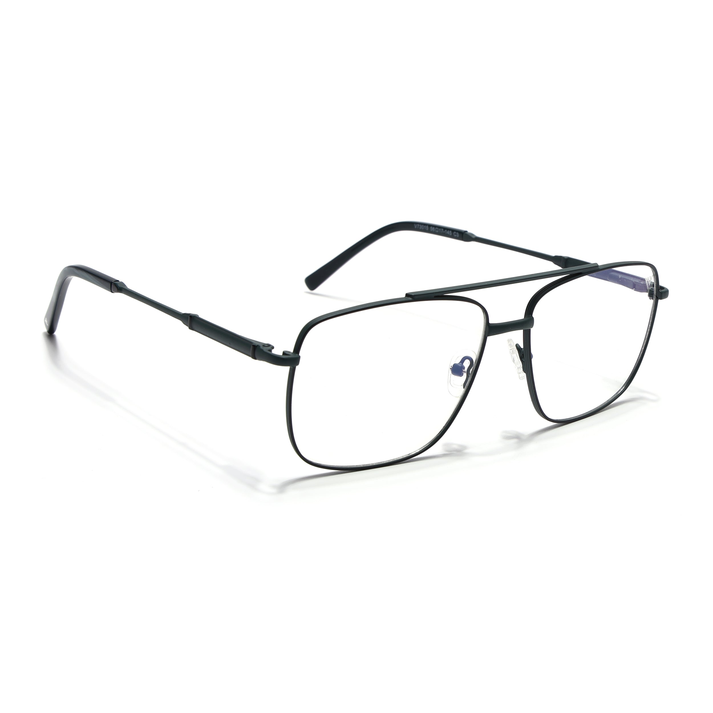 Voyage Matt Green Wayfarer Eyeglasses for Men & Women (73015FMG7085-C7)