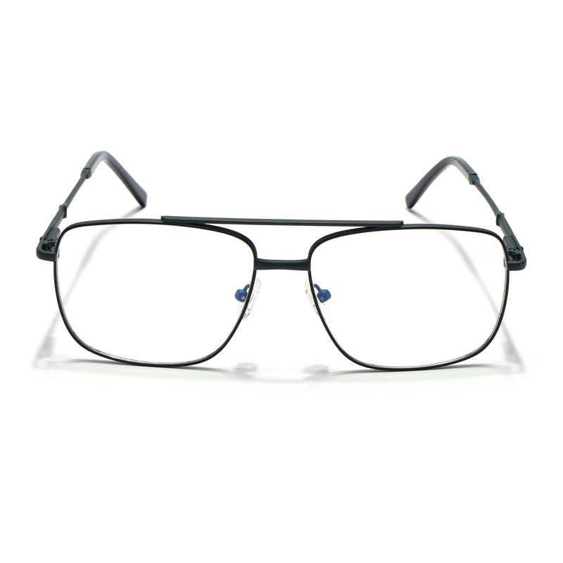 Voyage Matt Green Wayfarer Eyeglasses for Men & Women (73015FMG7085-C7)