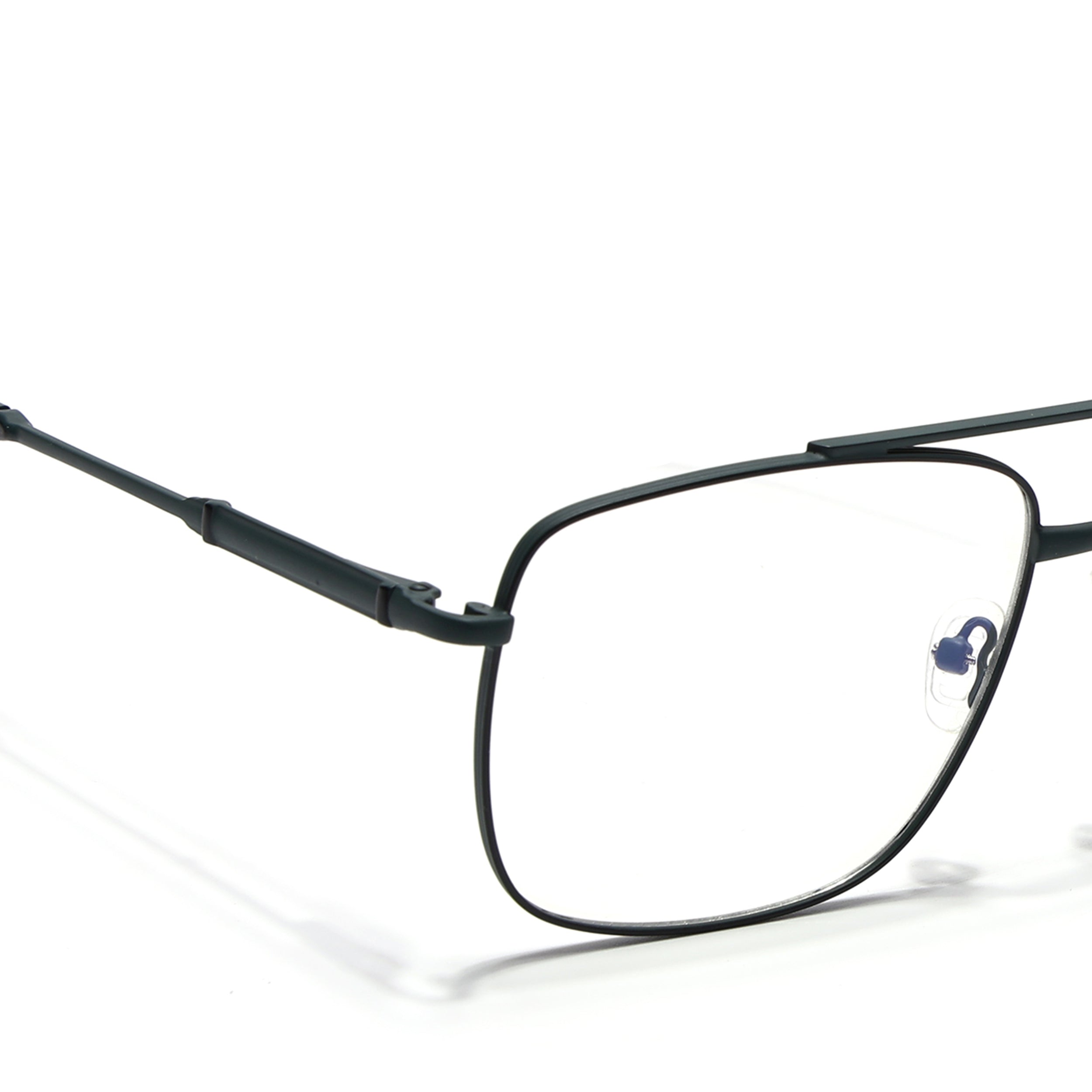 Voyage Matt Green Wayfarer Eyeglasses for Men & Women (73015FMG7085-C7)