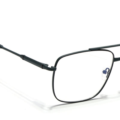 Voyage Matt Green Wayfarer Eyeglasses for Men & Women (73015FMG7085-C7)