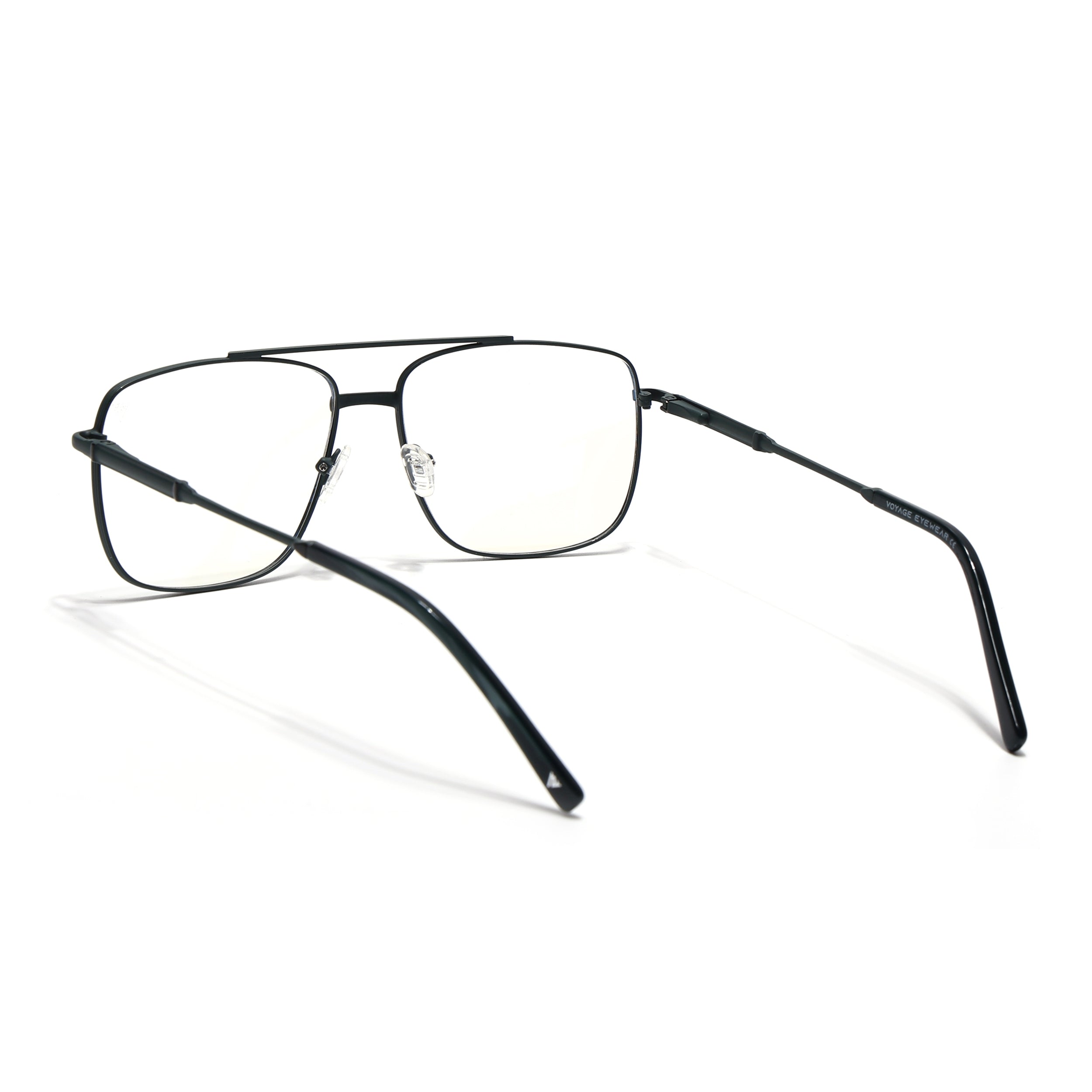 Voyage Matt Green Wayfarer Eyeglasses for Men & Women (73015FMG7085-C7)