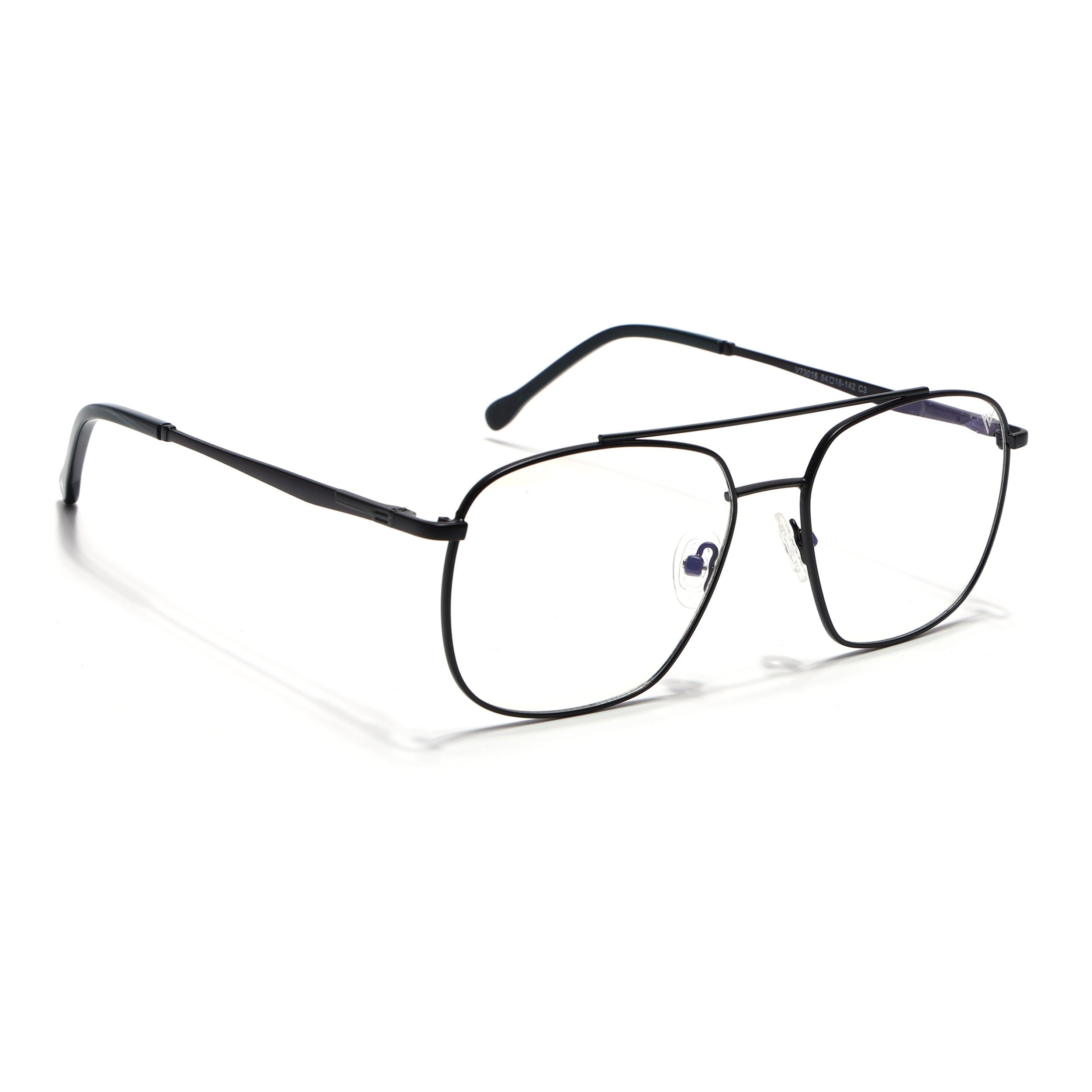 Voyage Black Wayfarer Eyeglasses for Men & Women (73016FMG7086-C1)