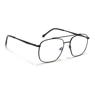 Voyage Black Wayfarer Eyeglasses for Men & Women (73016FMG7086-C1)