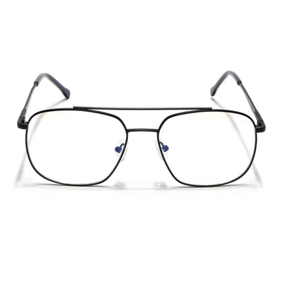 Voyage Black Wayfarer Eyeglasses for Men & Women (73016FMG7086-C1)