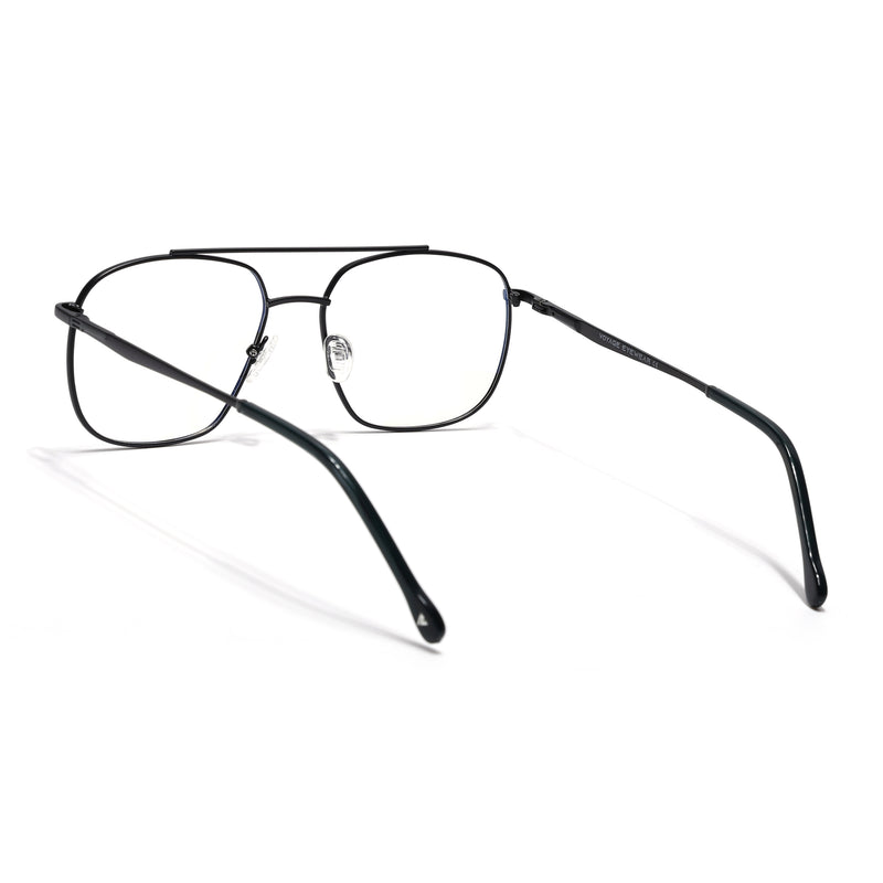 Voyage Black Wayfarer Eyeglasses for Men & Women (73016FMG7086-C1)