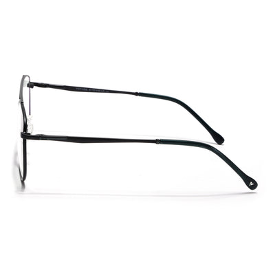 Voyage Black Wayfarer Eyeglasses for Men & Women (73016FMG7086-C1)