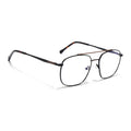 Voyage Black & Brown Wayfarer Eyeglasses for Men & Women (73016FMG7087-C2)