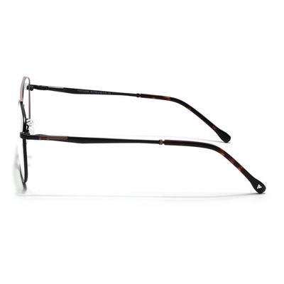 Voyage Black & Brown Wayfarer Eyeglasses for Men & Women (73016FMG7087-C2)
