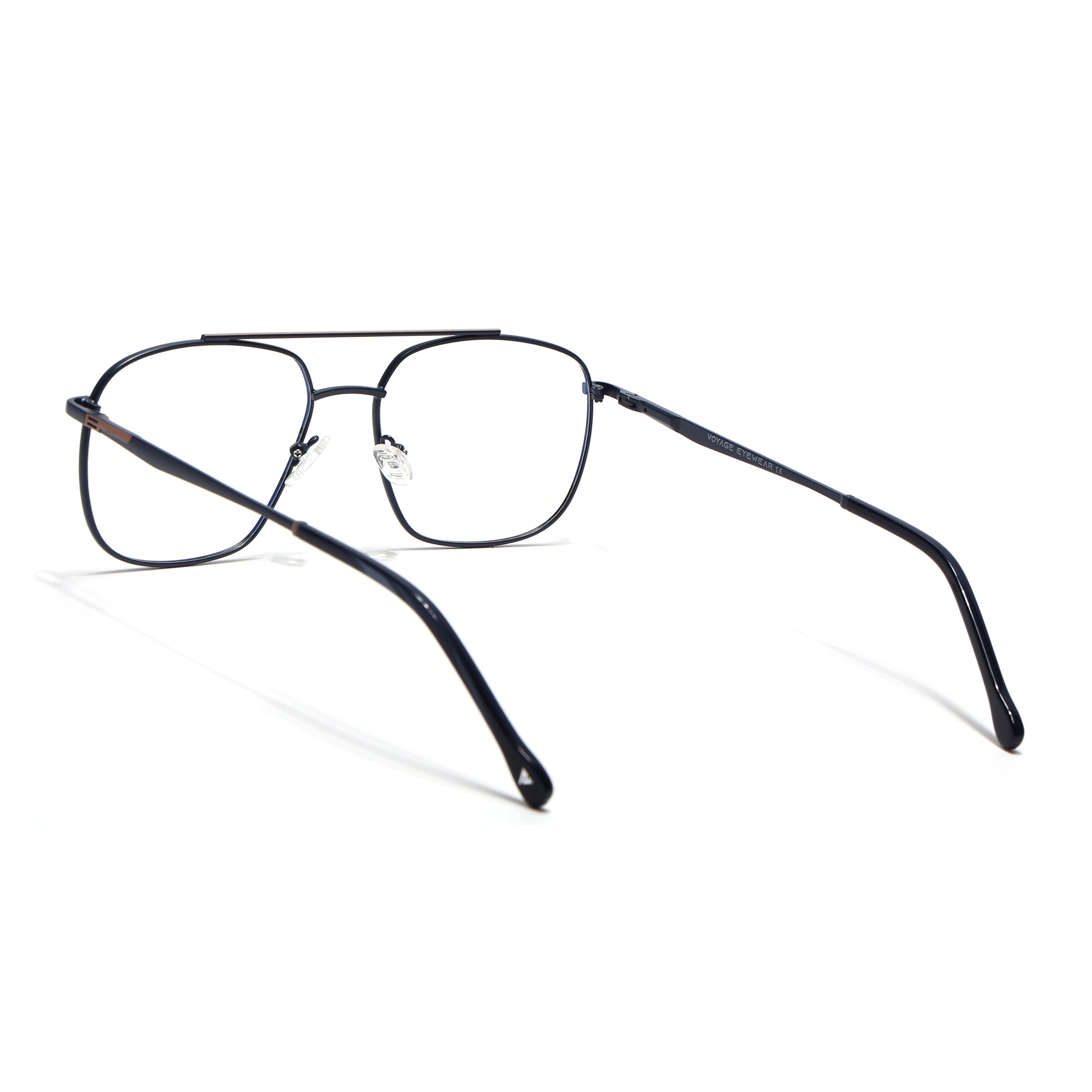 Voyage Blue & Brown Wayfarer Eyeglasses for Men & Women (73016FMG7090-C5)