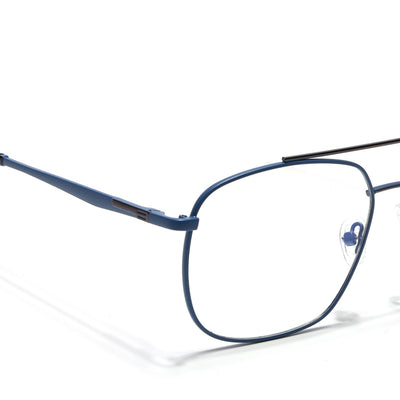 Voyage Sky Blue & Grey Wayfarer Eyeglasses for Men & Women (73016FMG7091-C6)