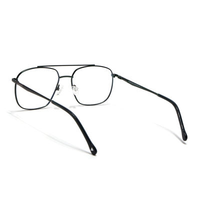 Voyage Grey & Green Wayfarer Eyeglasses for Men & Women (73016FMG7092-C7)