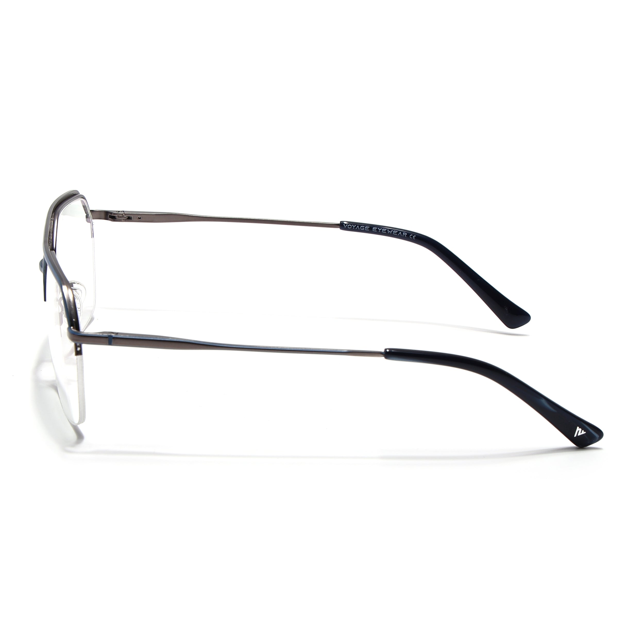 Voyage Sky Blue Half Rim Eyeglasses for Men & Women (73017FMG7097-C5)