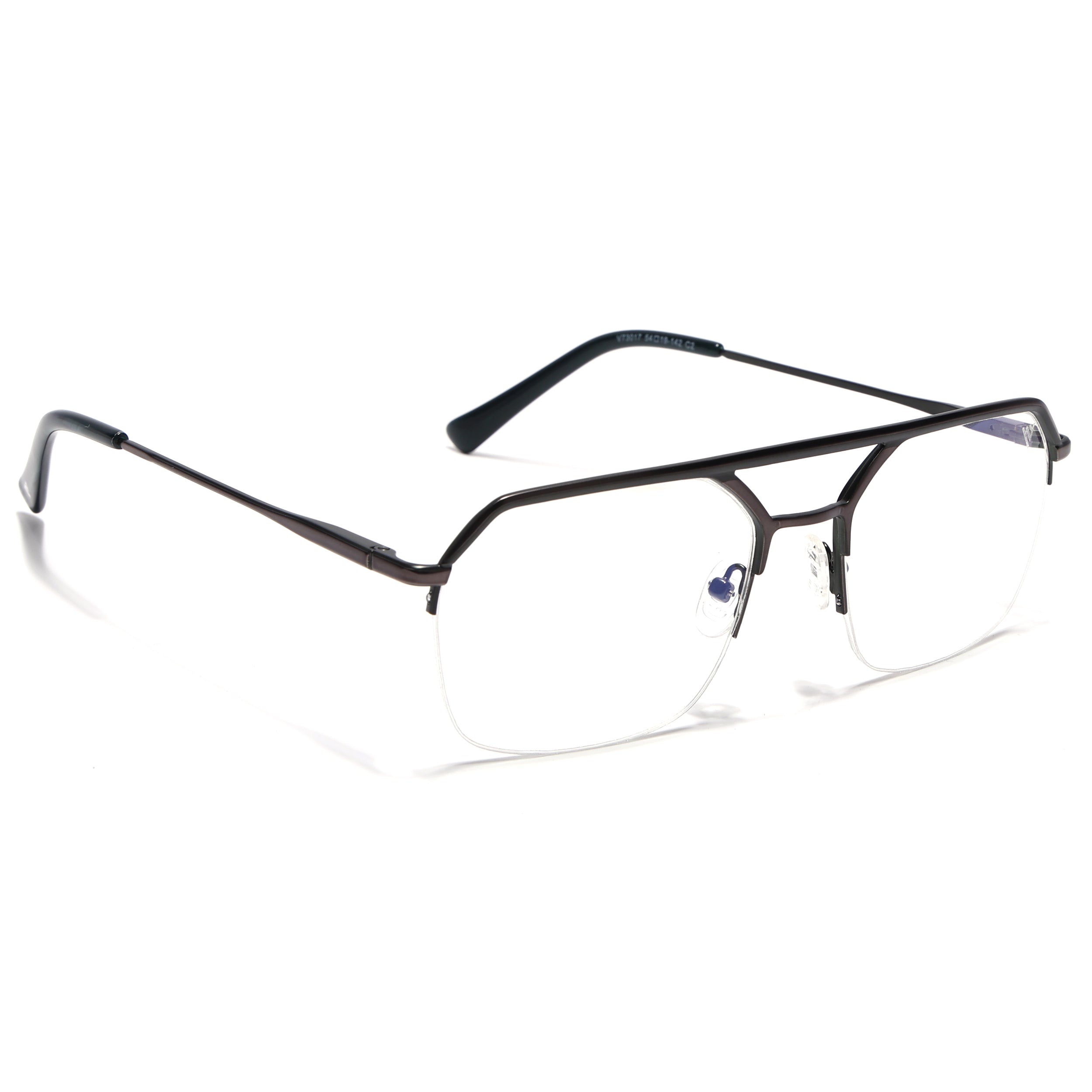 Voyage Shine Green Half Rim Eyeglasses for Men & Women (73017FMG7098-C6)