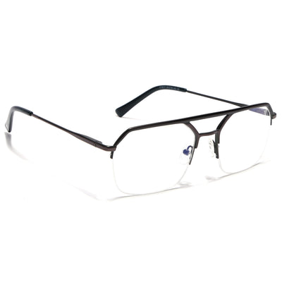 Voyage Shine Green Half Rim Eyeglasses for Men & Women (73017FMG7098-C6)