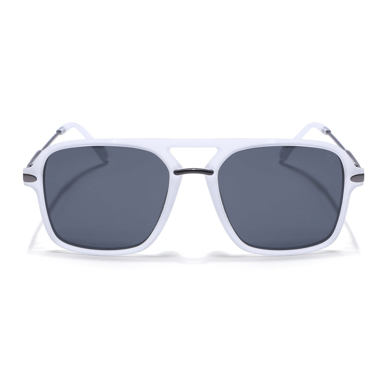 Eyejack Grey Wayfarer Polarized Sunglasses for Men & Women (7503PCL1277)