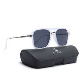 Eyejack Grey Wayfarer Polarized Sunglasses for Men & Women (7503PCL1277)