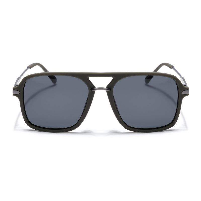 Eyejack Olive Wayfarer Polarized Sunglasses for Men & Women (7503PCL1280)