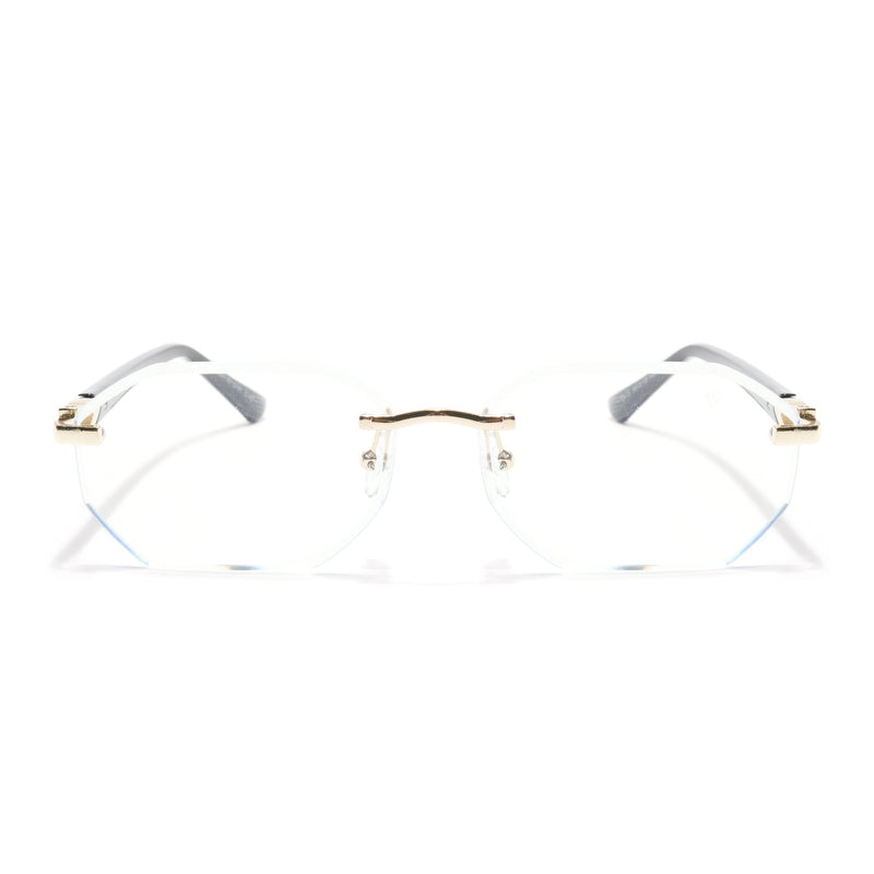 Slayr | Clear Rimless Eyeglasses | MG7049