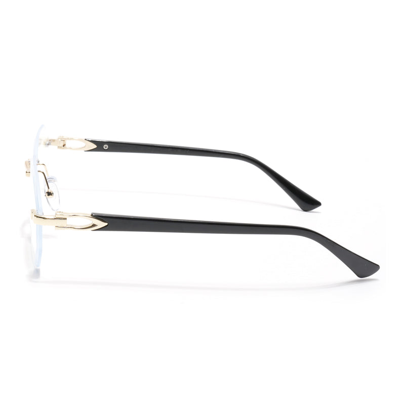 Slayr | Clear Rimless Eyeglasses | MG7049