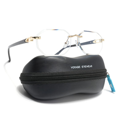 Slayr | Clear Rimless Sunglasses | MG7049