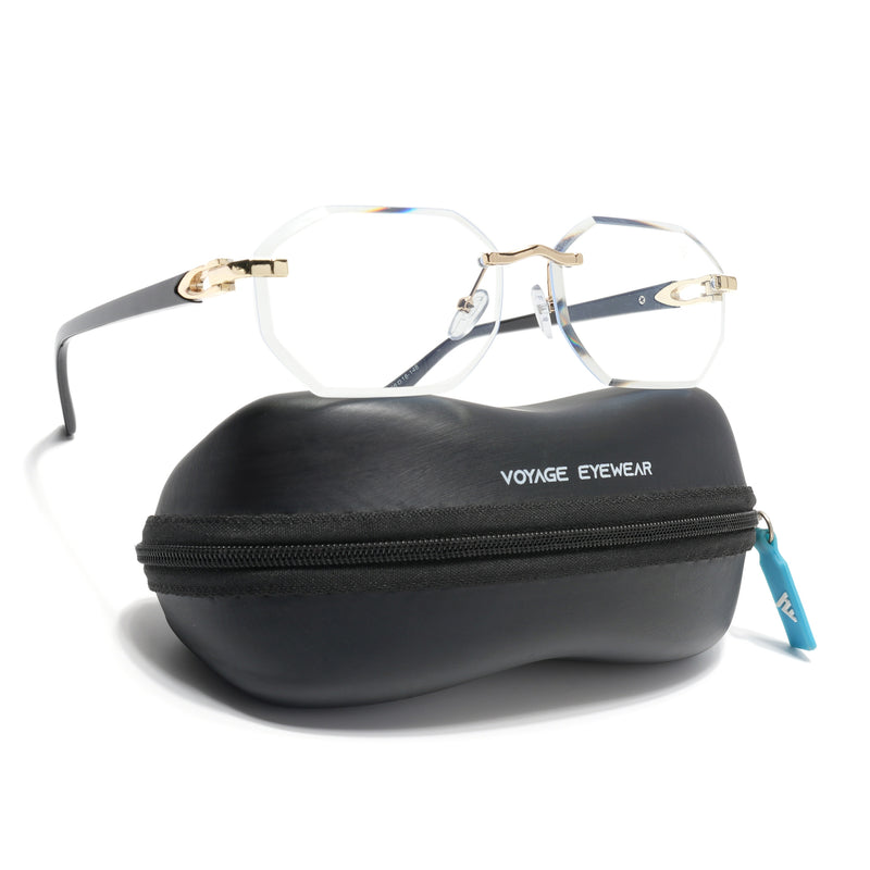 Slayr | Clear Rimless Eyeglasses | MG7049