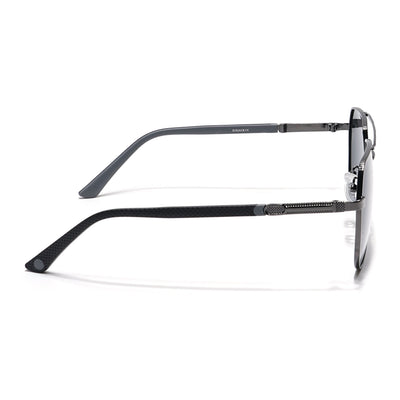 Eyejack Grey Aviator Polarized Sunglasses for Men & Women (8008PCL840)