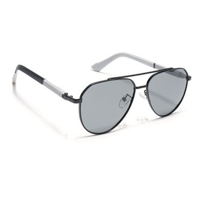 Rover - Black Aviator Polarized Sunglasses (8017PCL876)