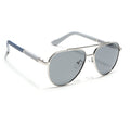 Rover - Silver Aviator Polarized Sunglasses (8017PCL877)