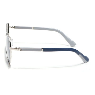 Rover - Silver Aviator Polarized Sunglasses (8017PCL877)