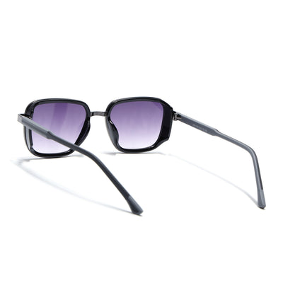 Eyejack Dark Grey Square Sunglasses for Men & Women (80809CL2129)