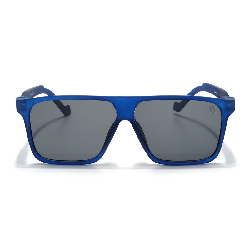 Eyejack Blue Square Sunglasses for Men & Women (805CL1027)