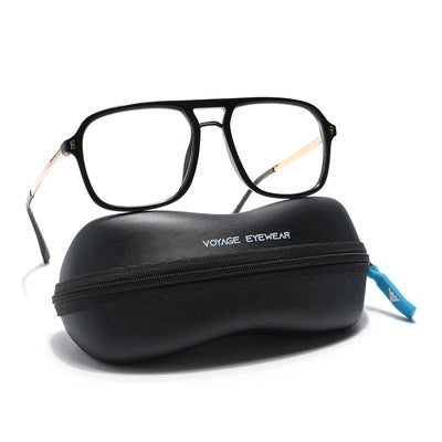 Voyage Veloura Select Shine Black Wayfarer Eyeglasses for Men & Women (81082SLMG6188-C2)