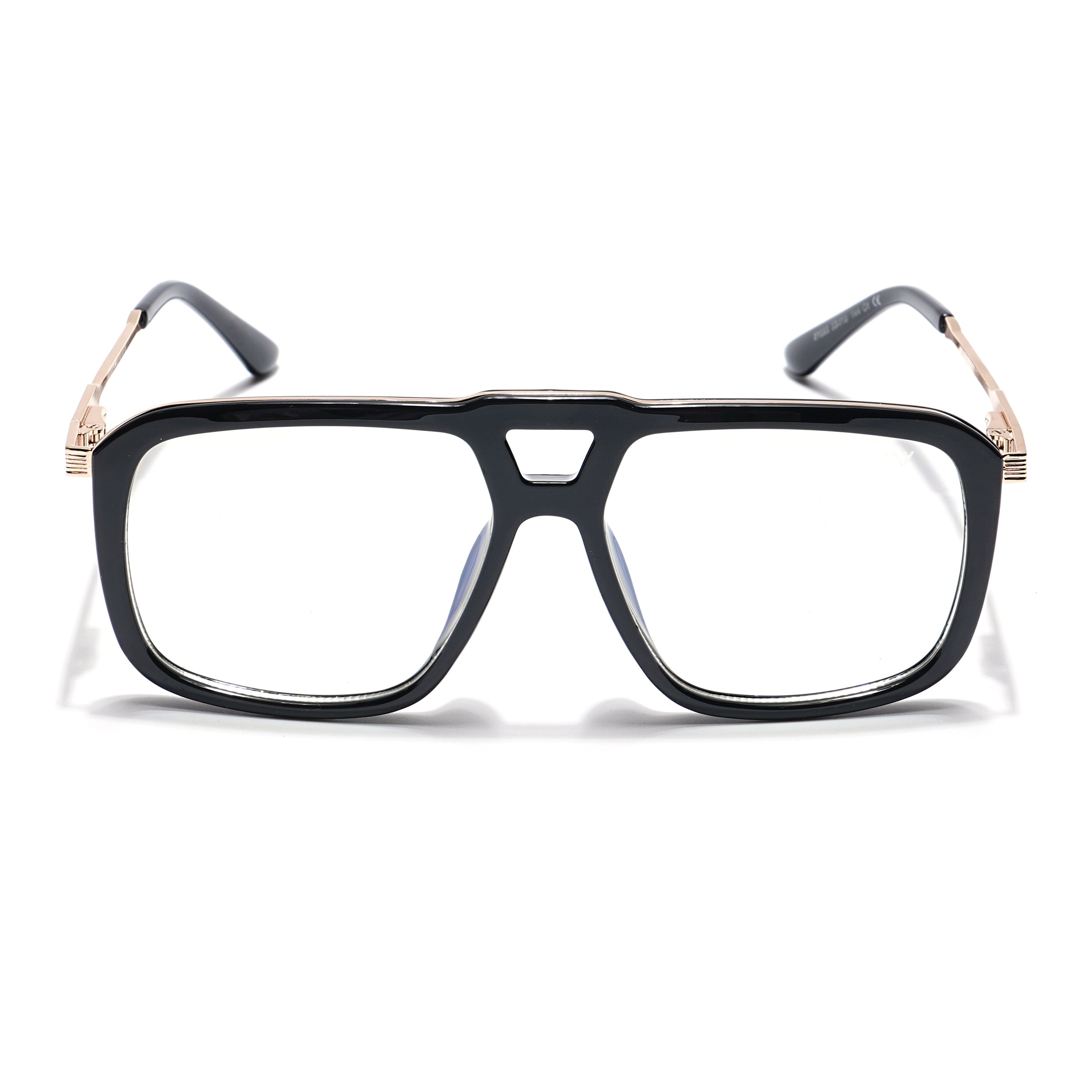 Voyage Veloura Select Shine Black Wayfarer Eyeglasses for Men & Women (81095SLMG6193-C1)